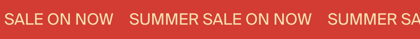 Summer Sale On Now