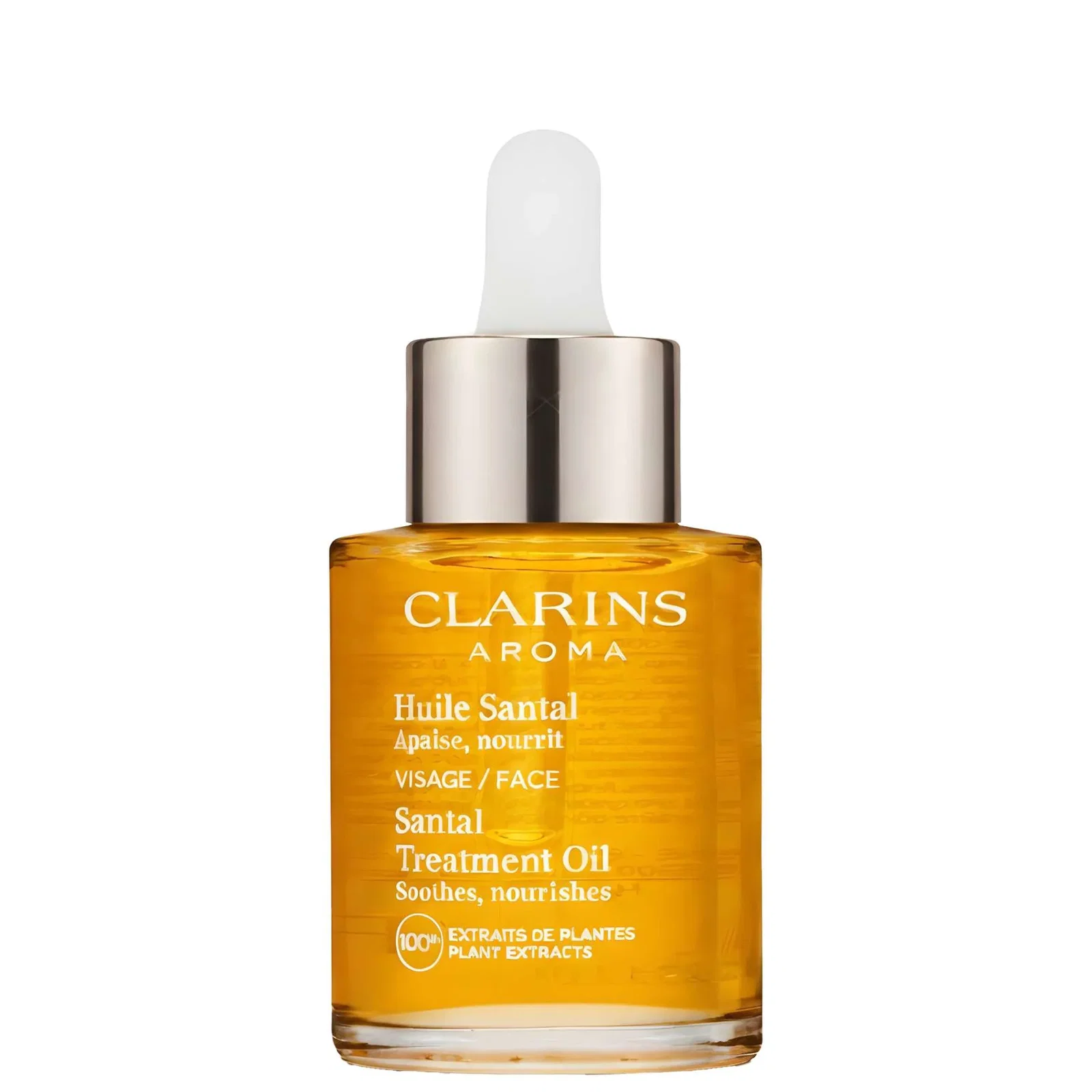 Image of Clarins Face Treatment Oil Santal Dry Skin 30ml / 1. fl.oz.