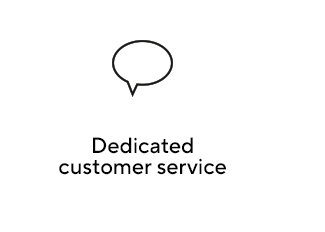 Dedicated customer service
