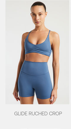 Glide Ruched Crop
