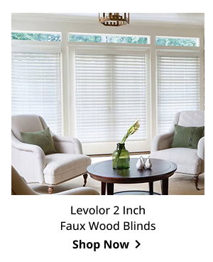 Levolor 2 Inch Faux Wood Blinds | Shop Now >