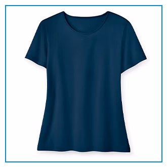 Soft Knit Crew Neck Tee