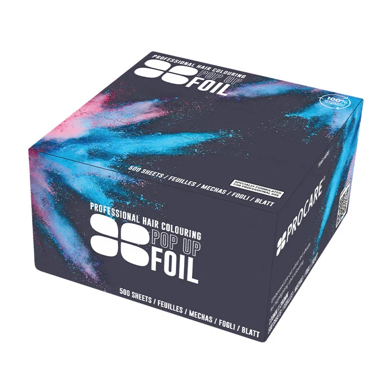 Image of Procare Premium Wide Pop Up Foil Sheets 130mm x 280mm 500 Sheets