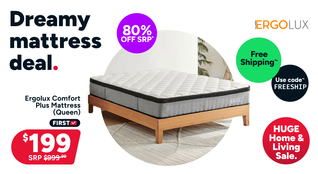 Ergolux Comfort Plus Mattress (Queen)