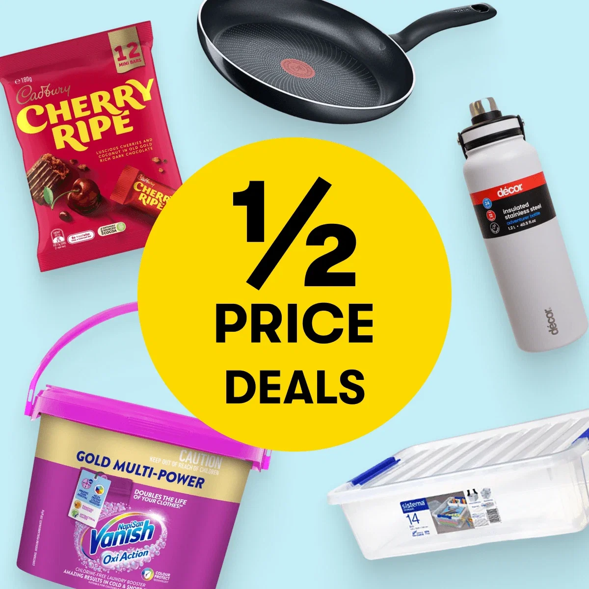 1/2 PRICE DEALS