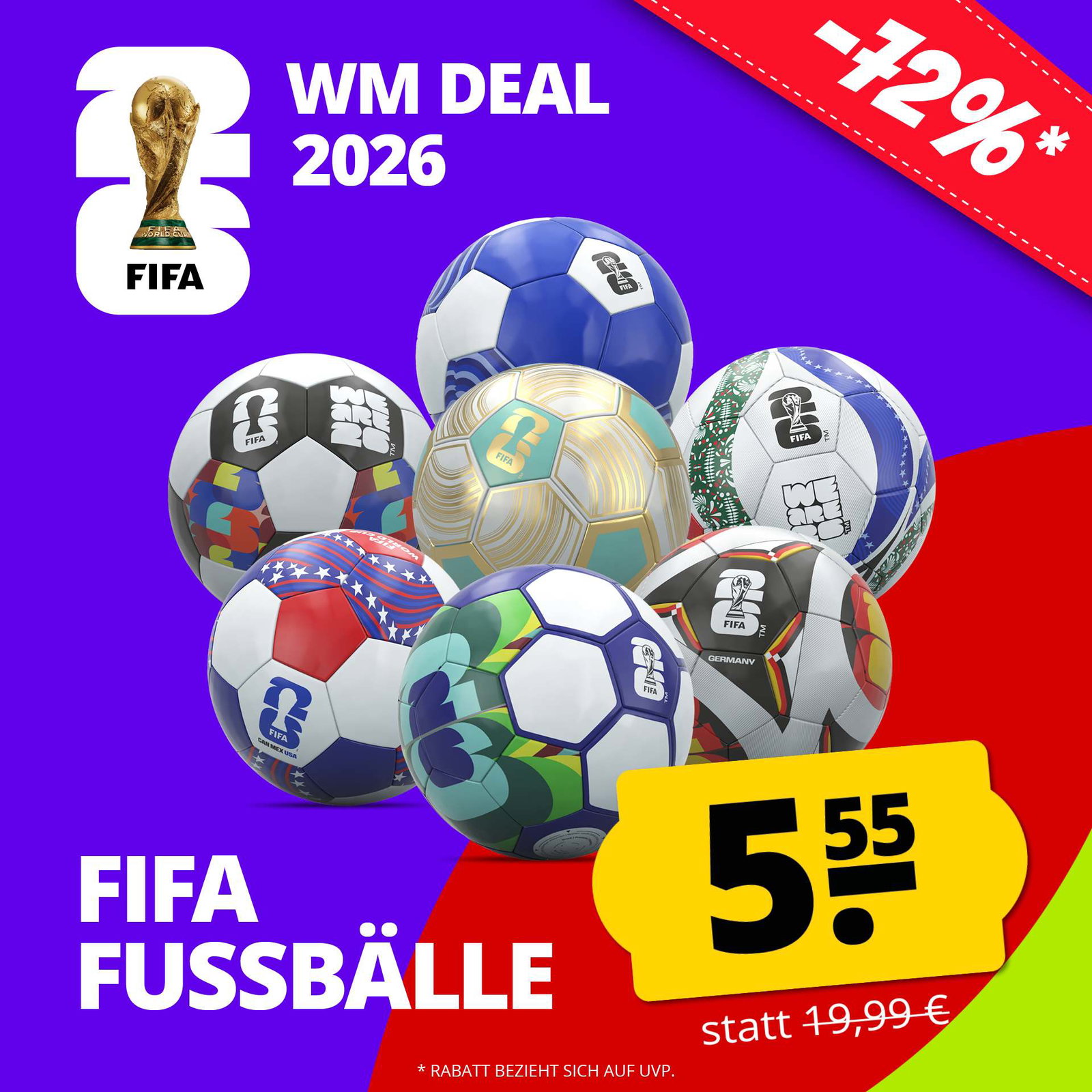 FIFA Bälle für nur 5,55 € frisch eingetroffen
