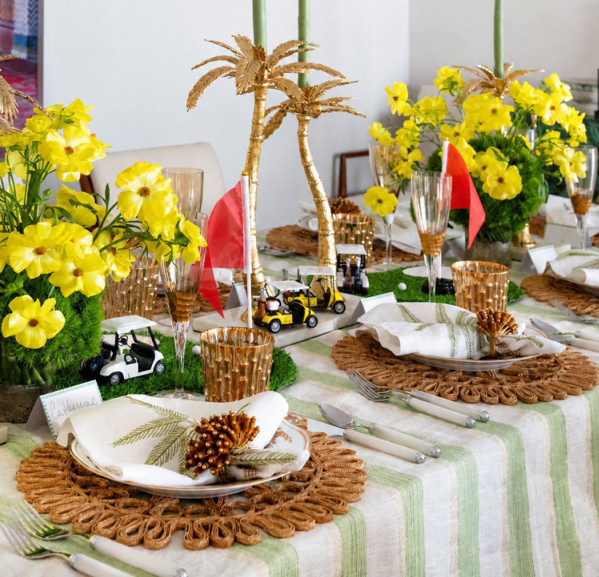 Kim Seybert Golf Themed Party