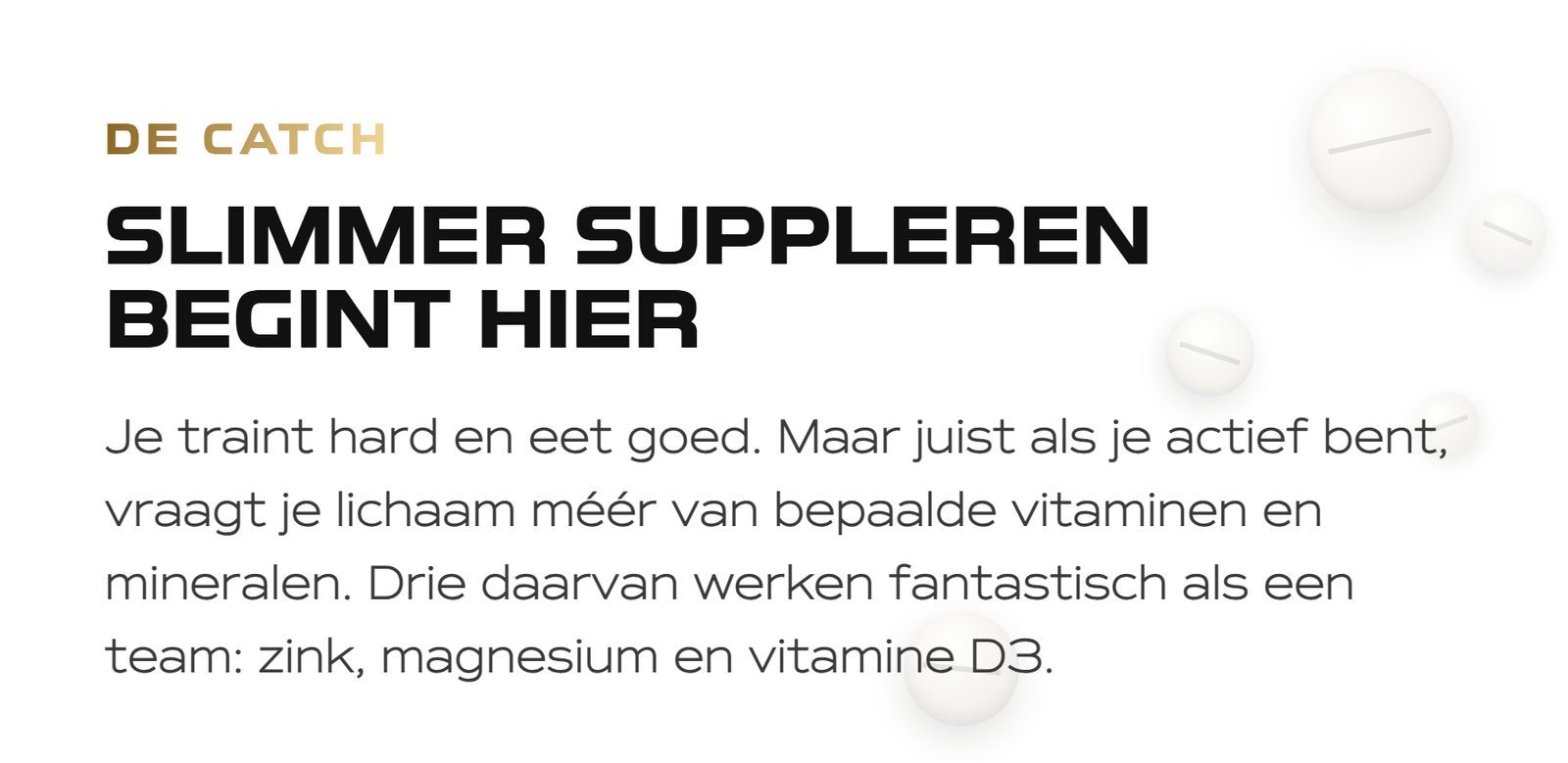 De Catch - Slimmer suppleren begint hier