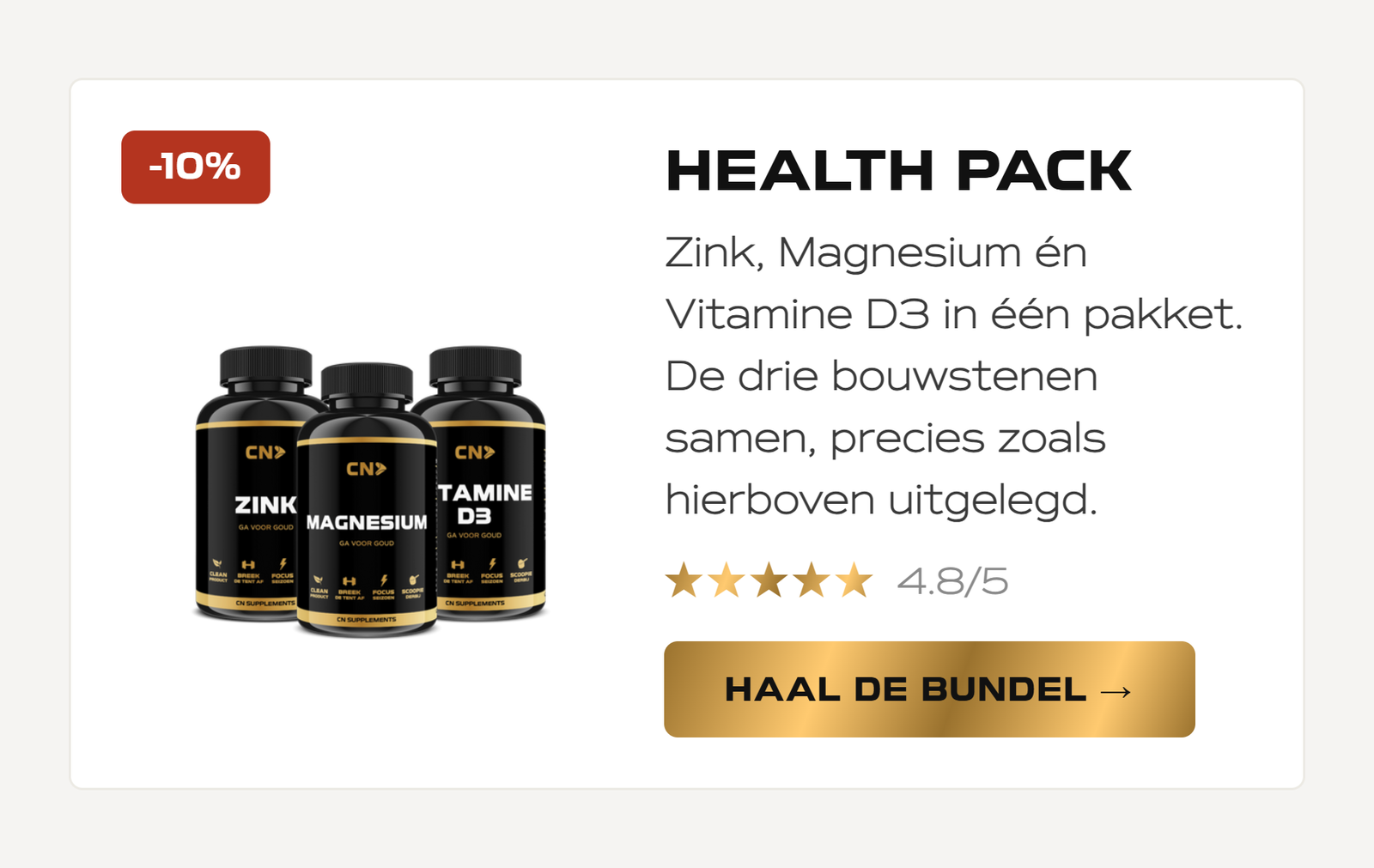 health pack -10% 