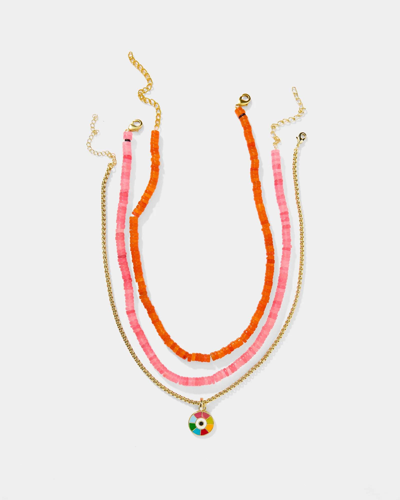 Image of Sunset in Capri Necklace Stack