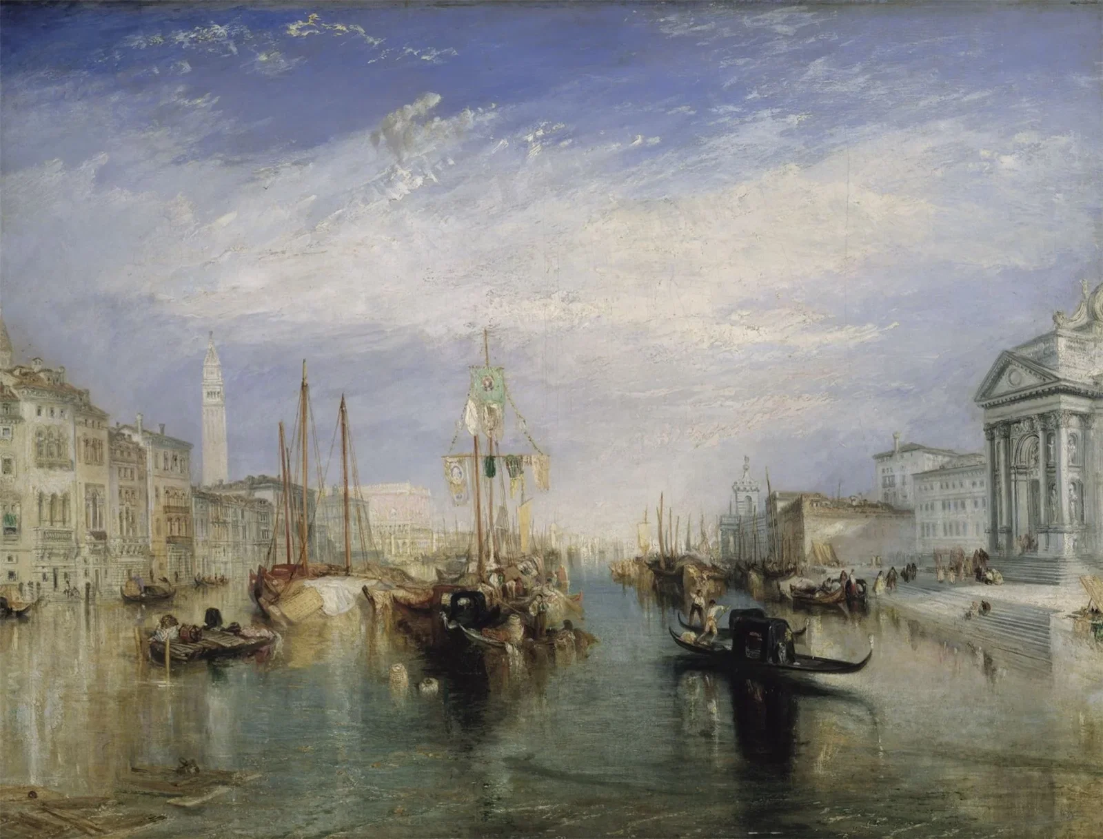 Image of JMW Turner - Grand Canal Venice, from the Porch of Madonna della Salute  1000 or 500 Piece Jigsaw Puzzle