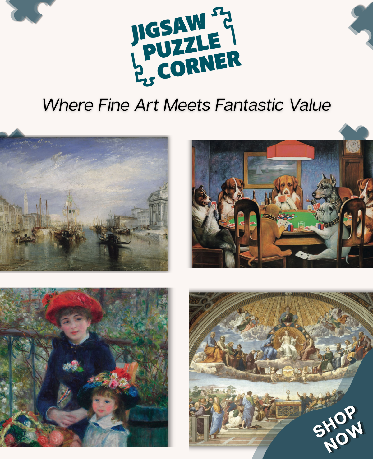 Jigsaw Puzzle Corner - Where fine art meets fantastic value