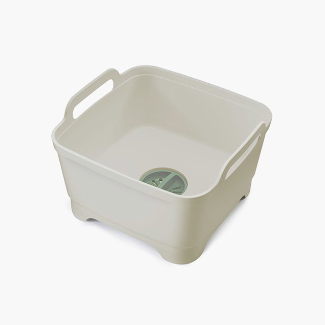Wash&Drain™ Stone Green Washing Up Bowl