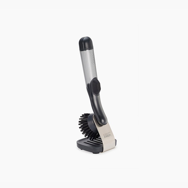SinkTech™ Soap Dispensing Dish Brush with Steel Stand