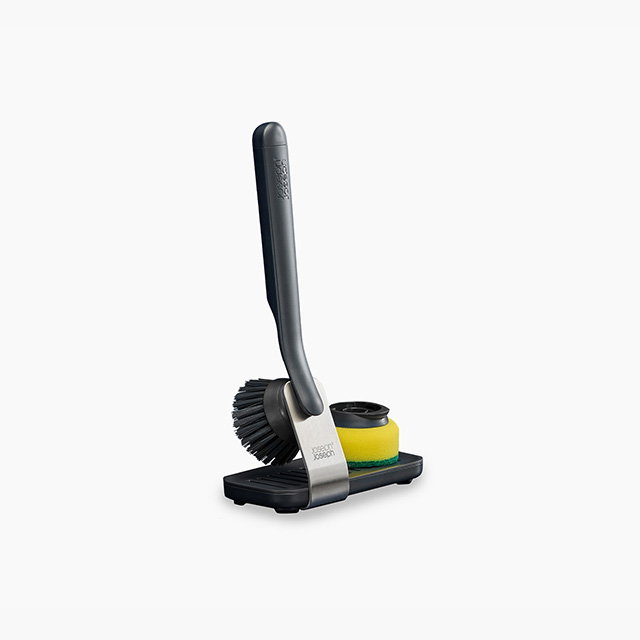 SinkTech™ Dish Brush & Sponge Set with Steel Stand