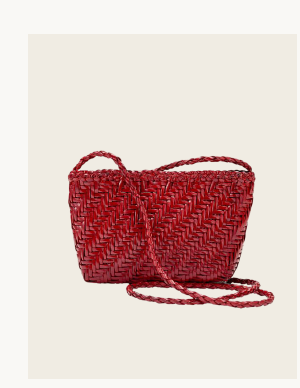Ellyla Sia Woven Leather Crossbody Bag