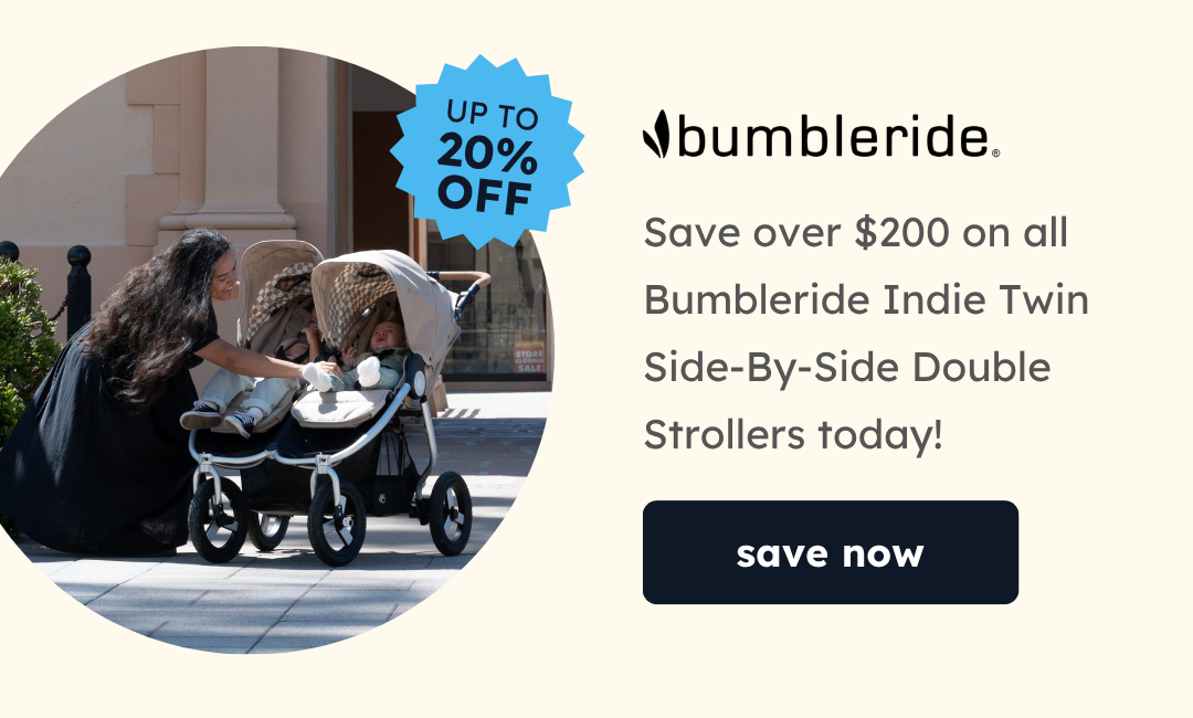 Bumbleride | Up to 20% OFF | Save over $200 on all Bumbleride Indie Twin Side-By-Side Double Strollers today!