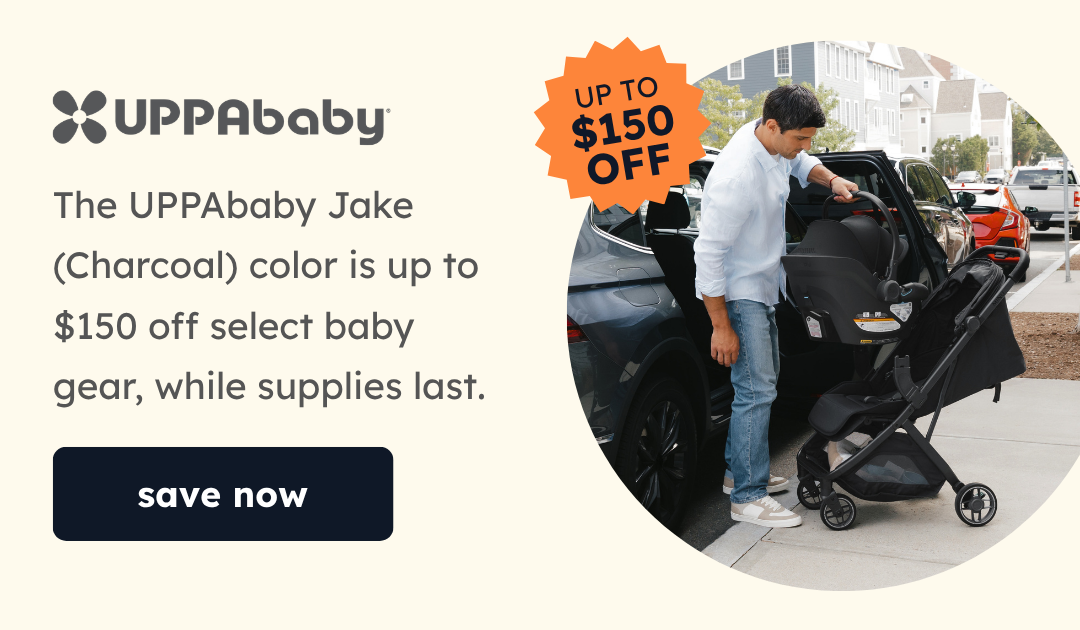 UPPAbaby | Up to $150 OFF | The UPPAbaby Jake (Charcoal) color is up to $150 off select baby gear, while supplies last.