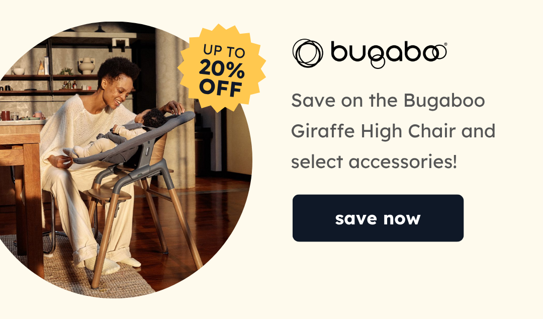 Bugaboo | Up to 20% OFF | Save on the Bugaboo Giraffe High Chair and select accessories!