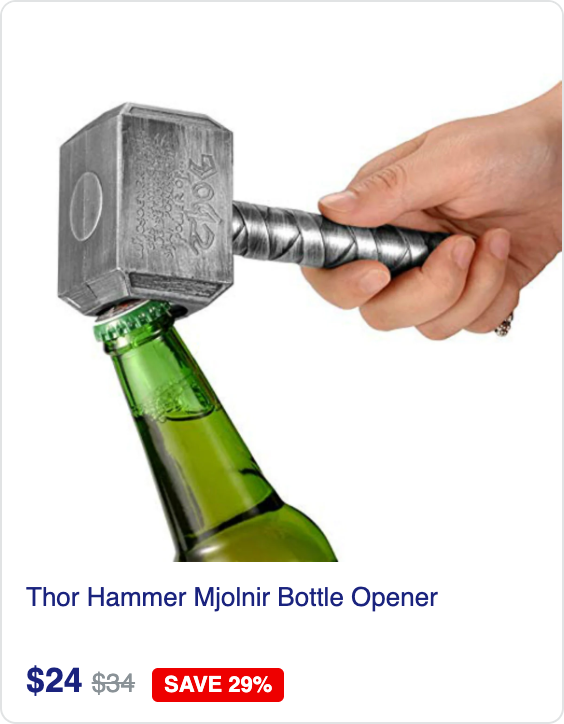 Thor Hammer Mjolnir Bottle Opener