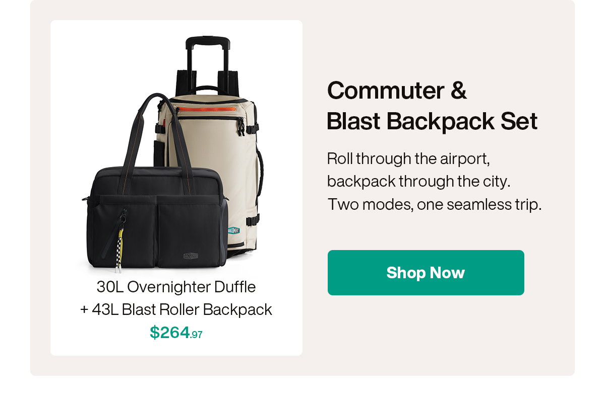 Commuter & Blast Backpack Set