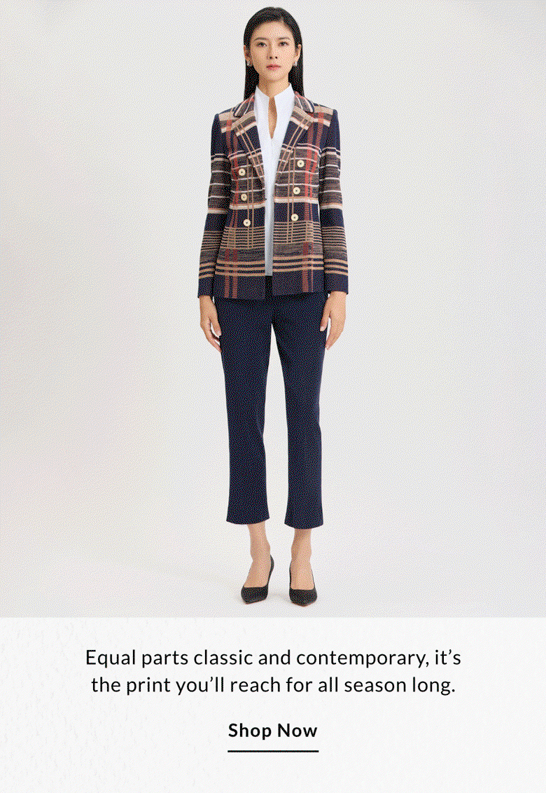 Equal parts classic and contemporary, it's the print you'll reach for all season long. SHOP NOW >>