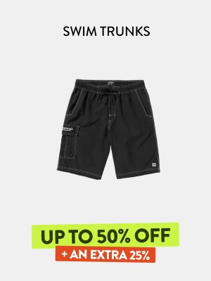 Swim Trunks & Board Shorts UP TO 50% OFF + an extra 25% off