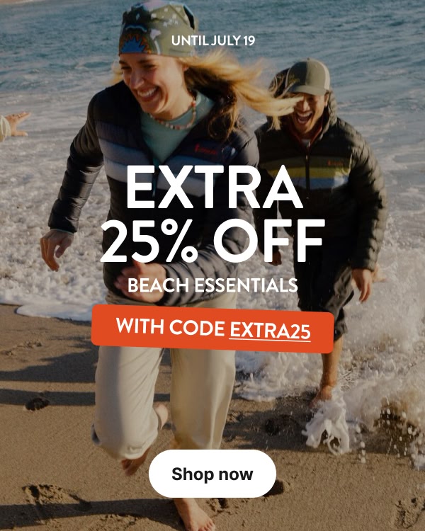 Extra 25% off Beach Essentials