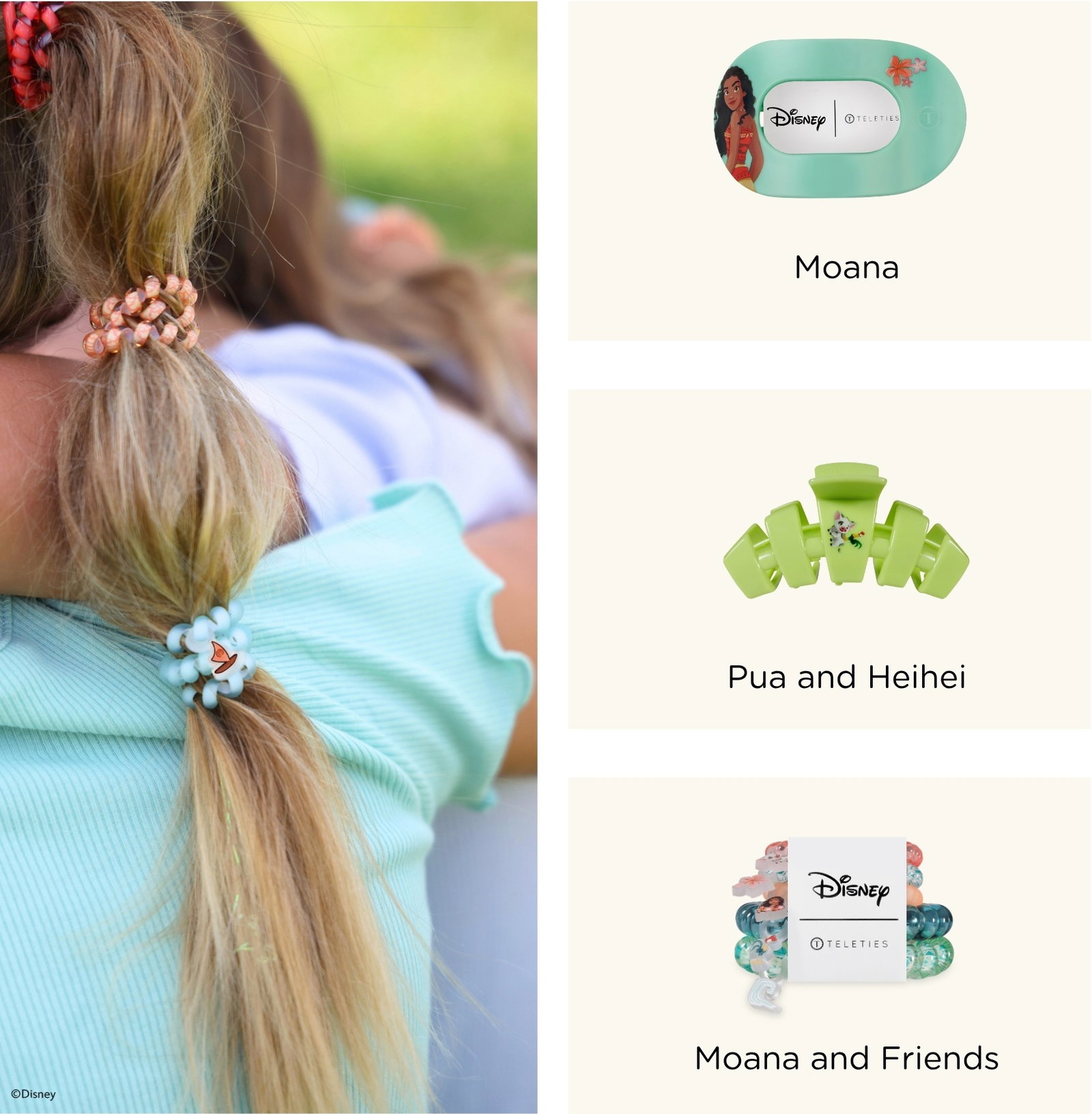 Disney's Moana, Disney's Pua and Heihei Hair Accessories