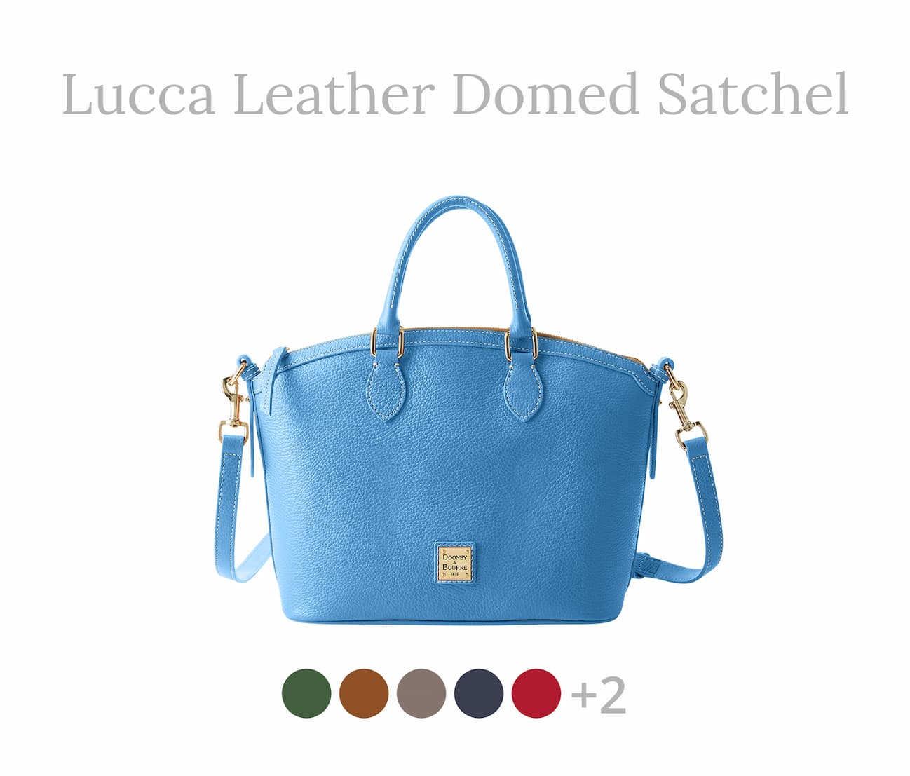 Lucca Leather Domed Satchel