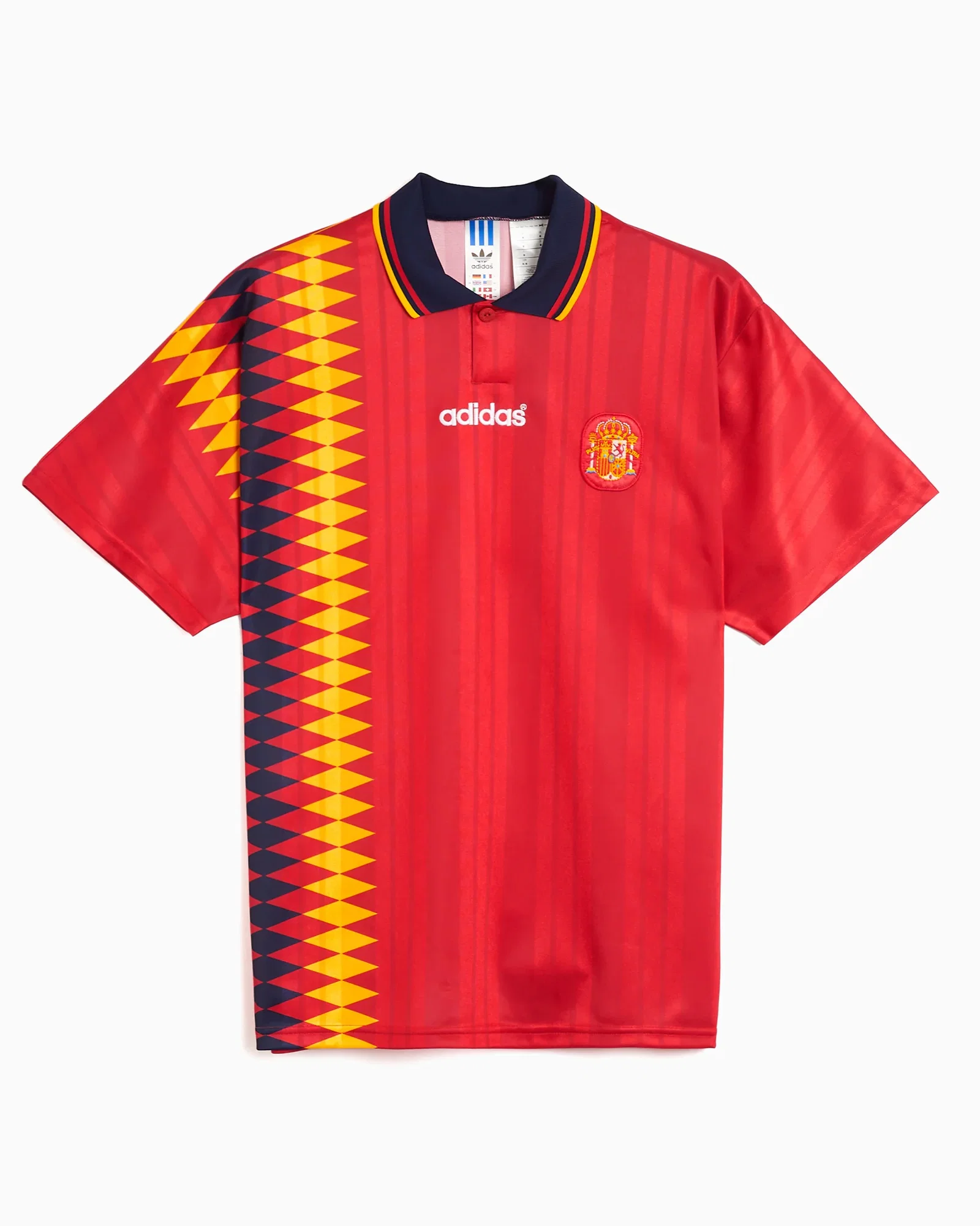 adidas Originals Spain 1994 Football 1st Kit Relaxed Men's Jersey T-Shirt