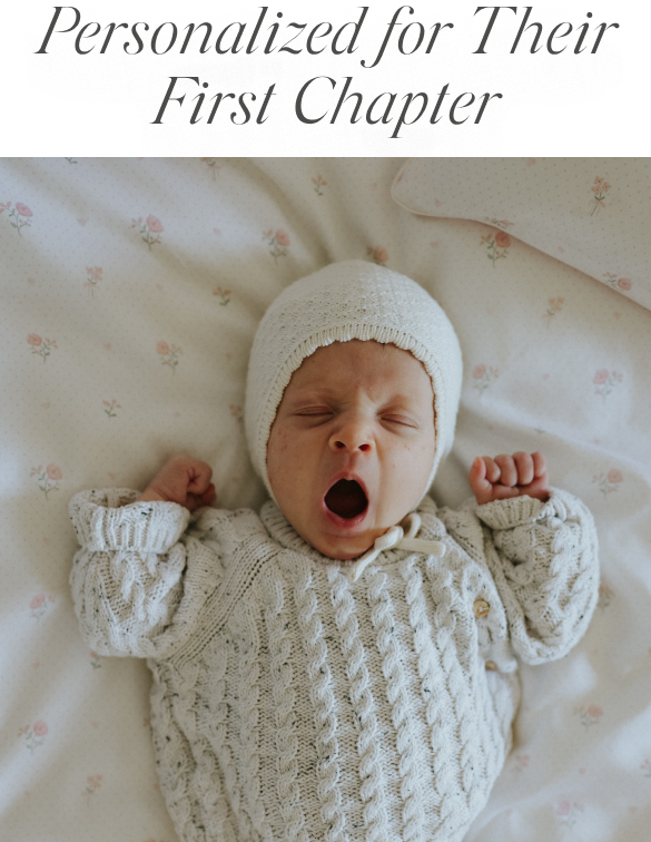 Personalized for Their First Chapter • baby yawning