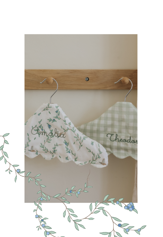 personalized hangers hanging