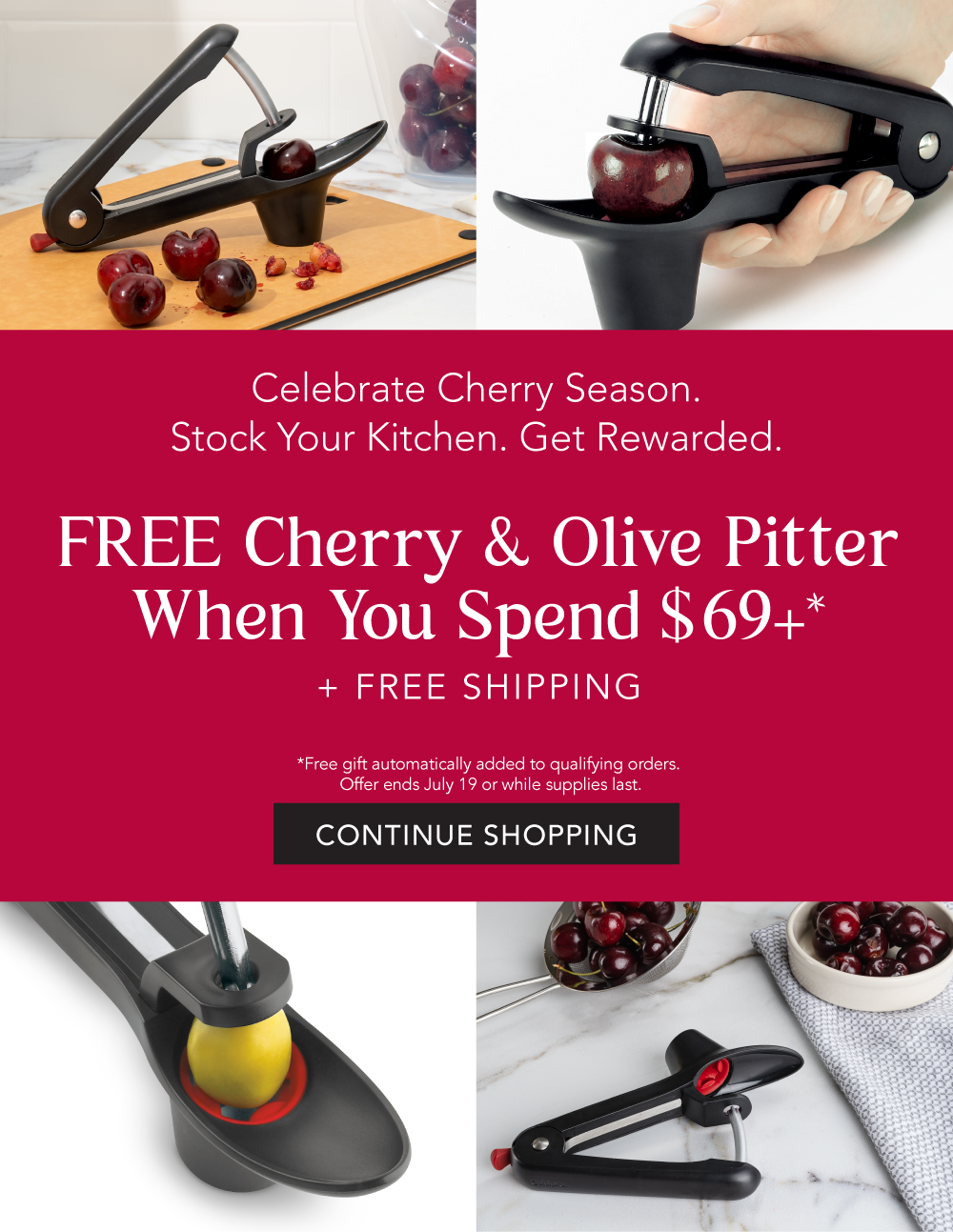 Free Cherry & Olive Pitter