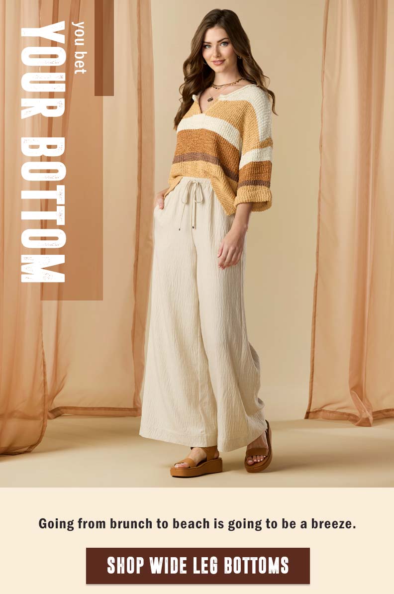 Shop Wide Leg Bottoms