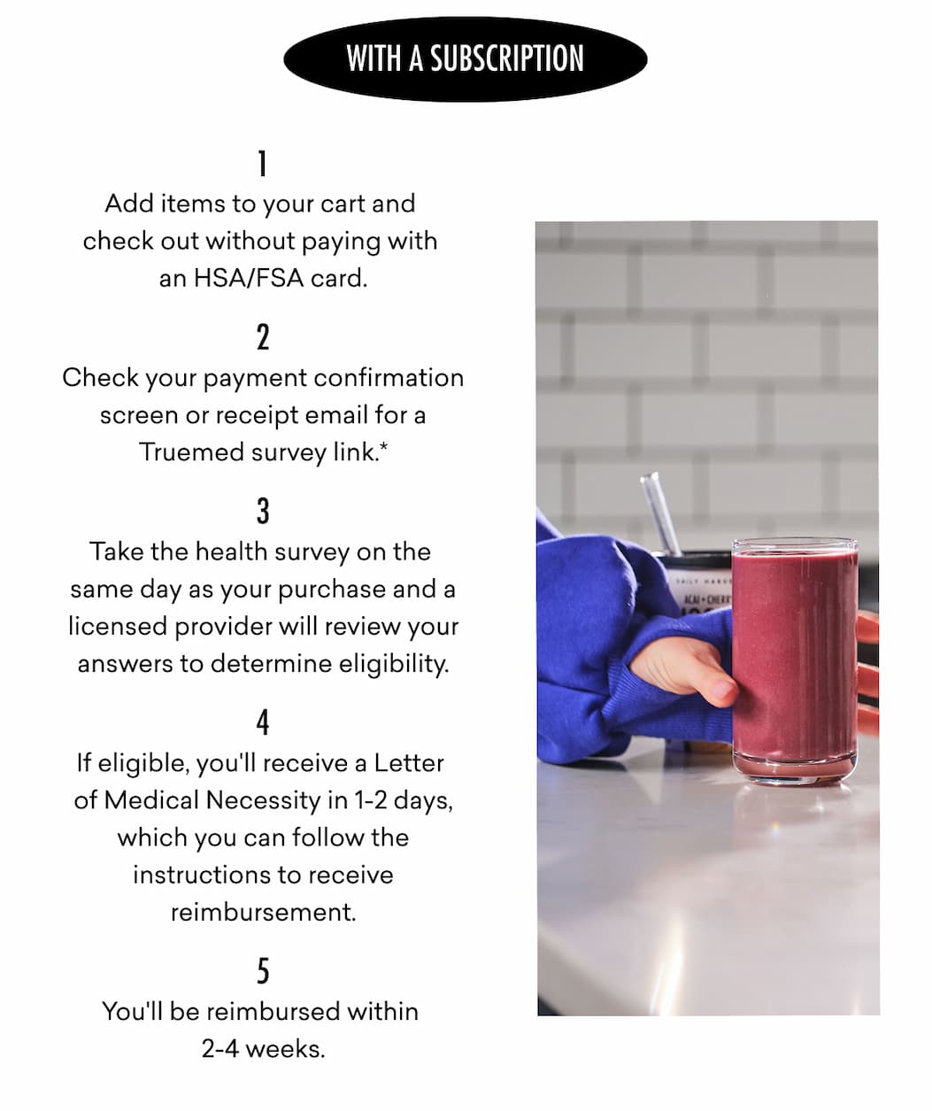 With a subscription