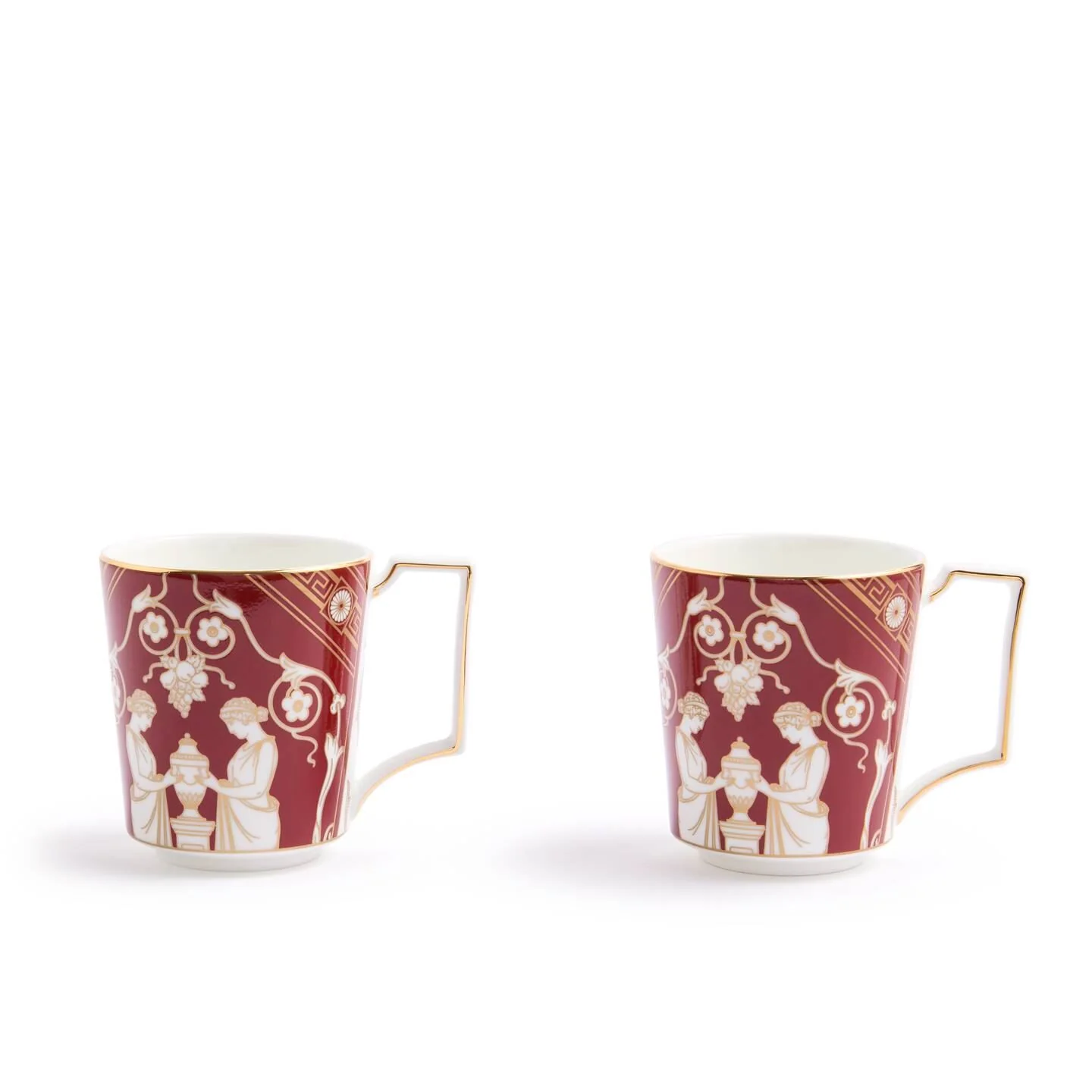 Renaissance Red Mug Set of 2