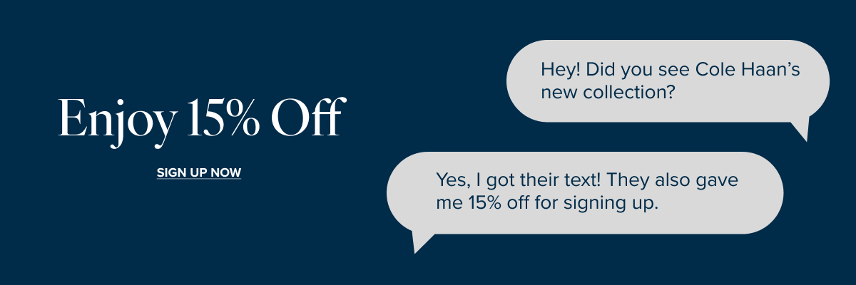 Enjoy 15% Off - Sign Up Now
