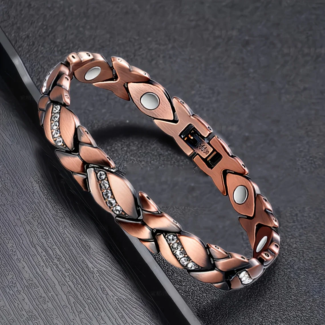 Image of Magnetic Energy Therapy Pain Relief Copper Bracelet For Men And Women