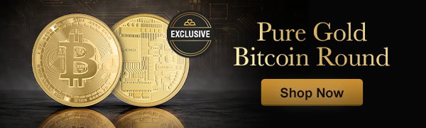 Pure Gold Bitcoin Round