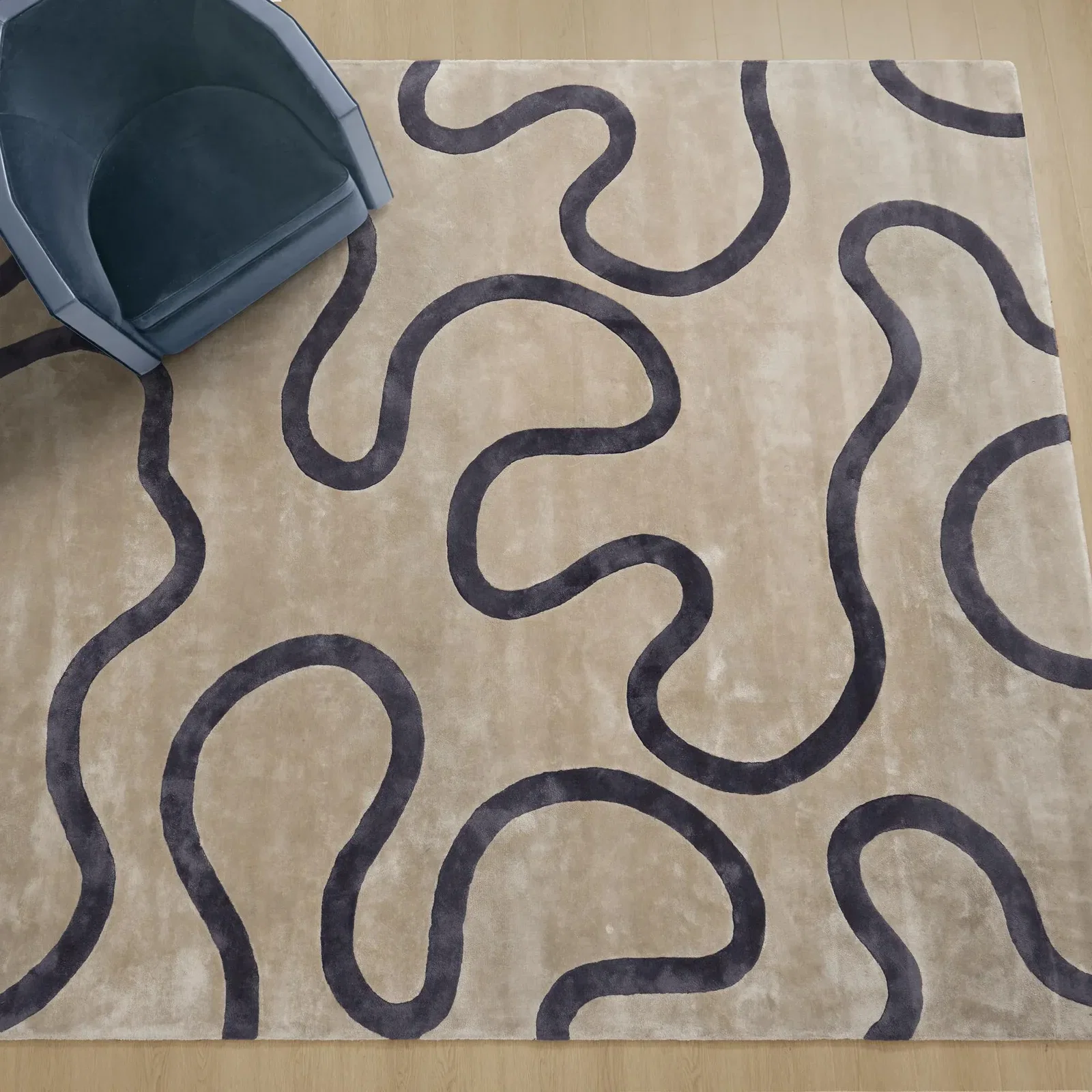 Image of Seraphina Loop Rug - Smoked Pearl/Taupe