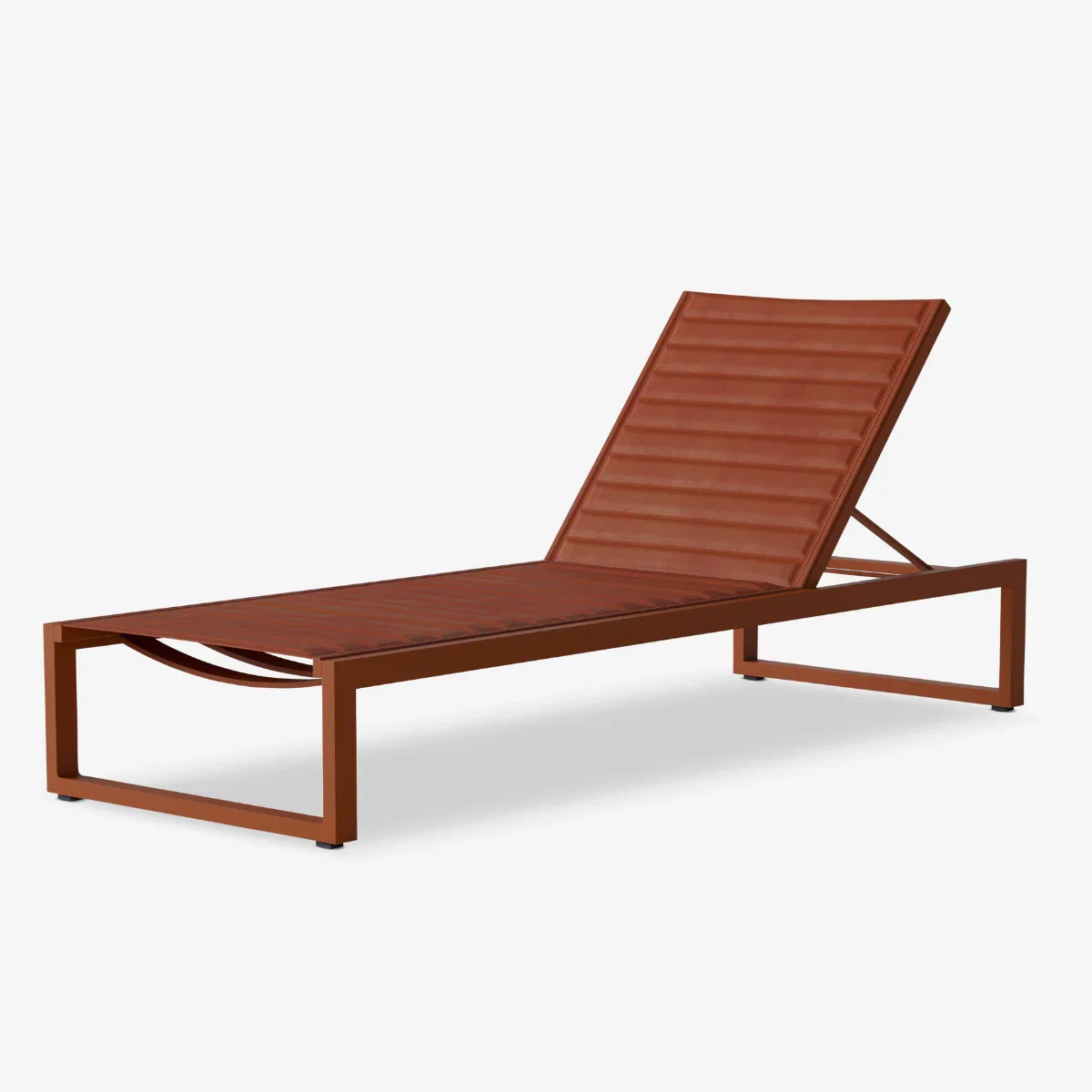 Image of Case Furniture Eos Sun Lounger - Rust