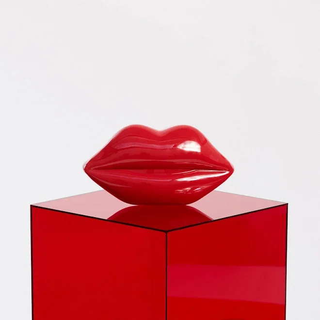 OCCASION BAGS - RED LIPS CLUTCH