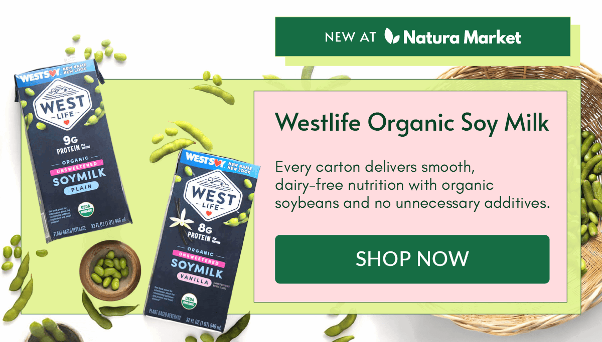 PRODUCT BANNER / WESTLIFE SOY MILK / NEW LAUNCH