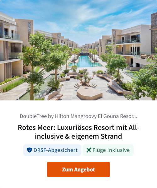 Rotes Meer: Luxuriöses Resort mit All-inclusive &amp; eigenem Strand