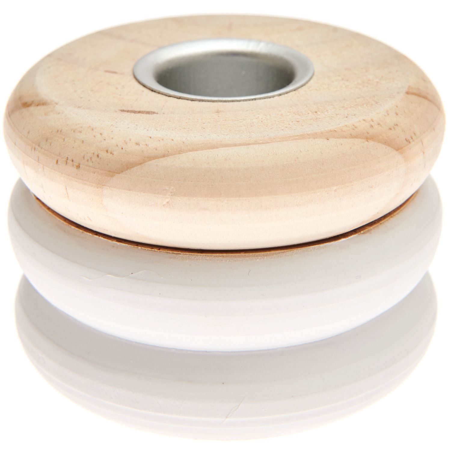 Holz-Kerzenhalter Ringe