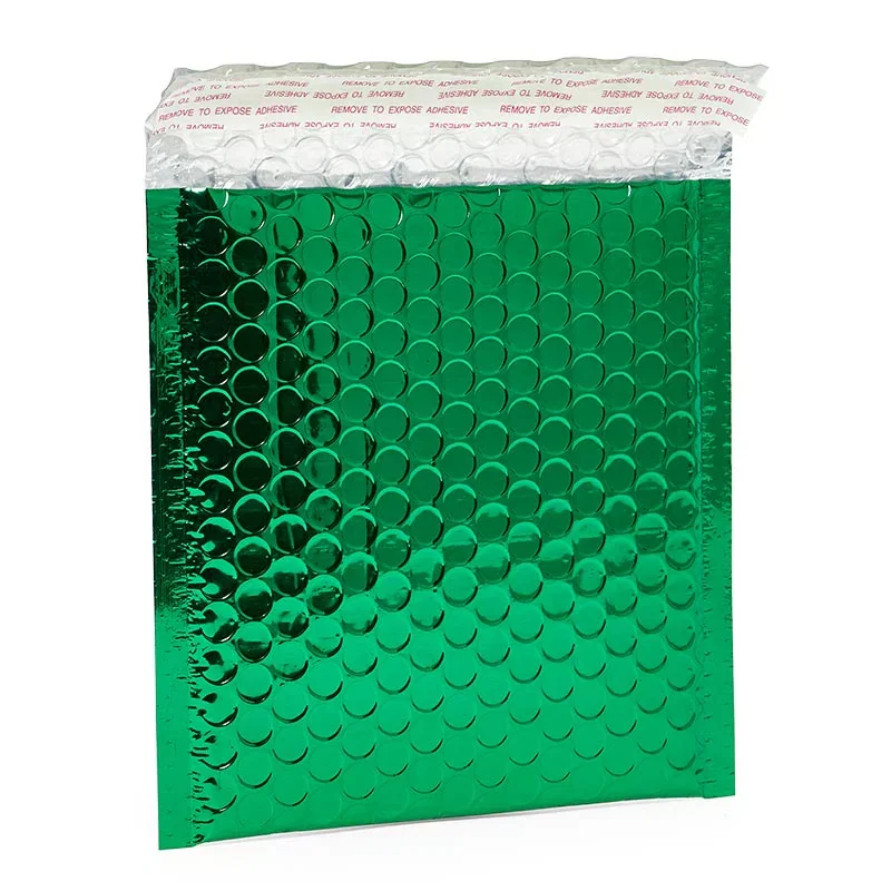 GreenMetallic Padded Envelopes