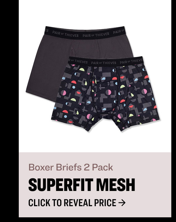 Boxer Briefs 2 Pack superfit mesh Click to reveal price