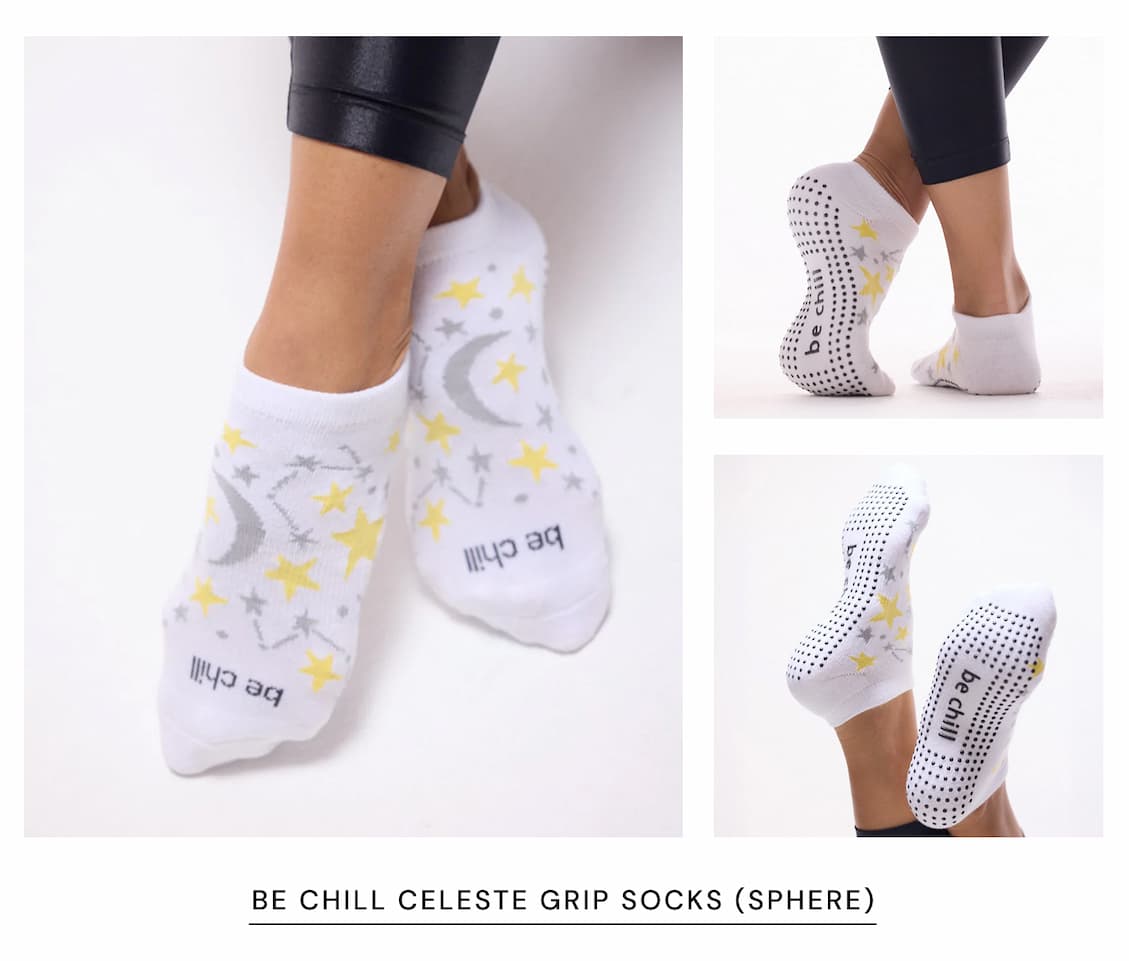 Be Chill Celeste Grip Socks (Sphere)