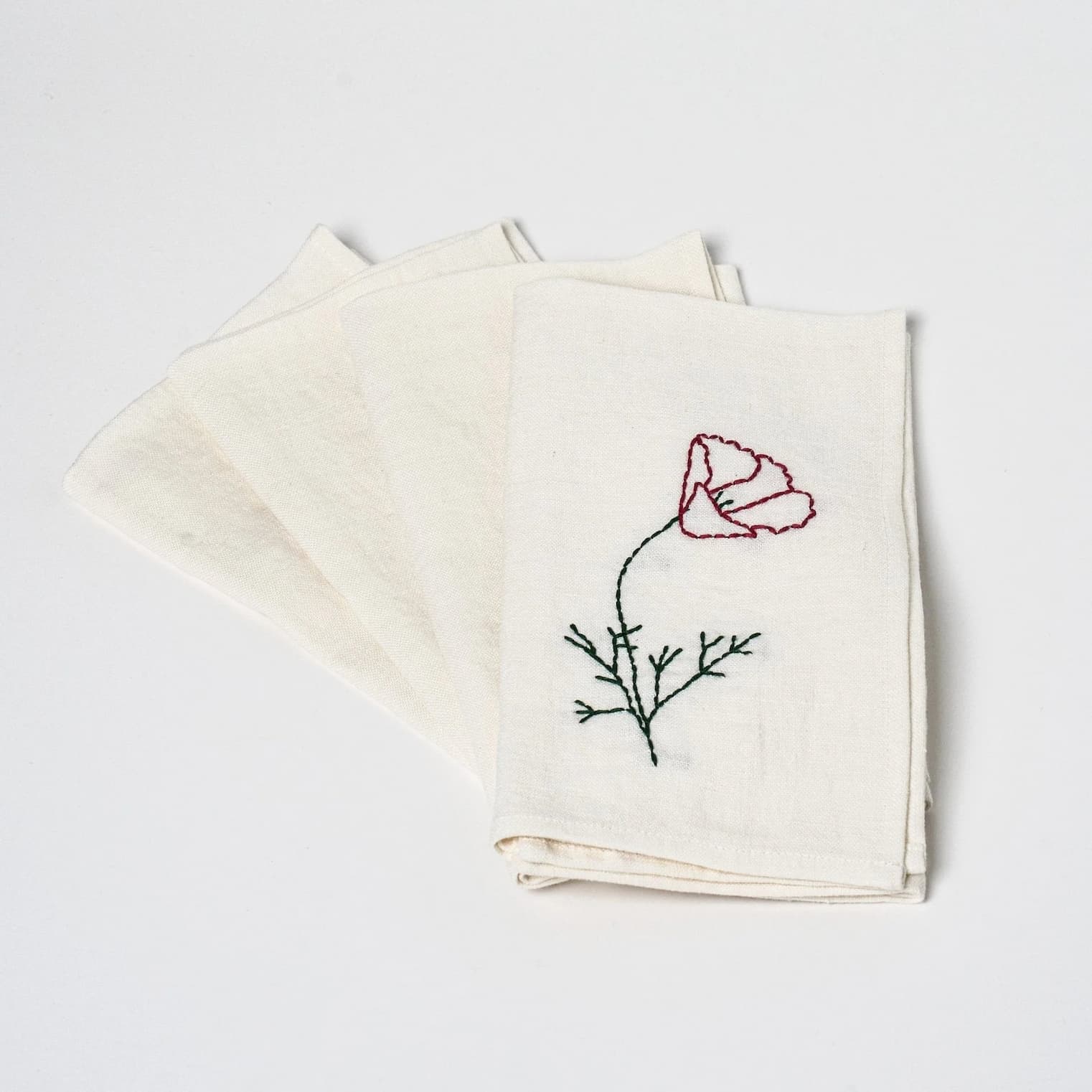 Fleurs Romantiques Table Napkins | Set of 4